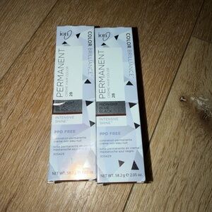 Ion Color Brilliance Permanent Crème Hair‎ Color Midnight Blue Black 2B Lot Of 2